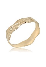 superb little yellow gold textured baby ring